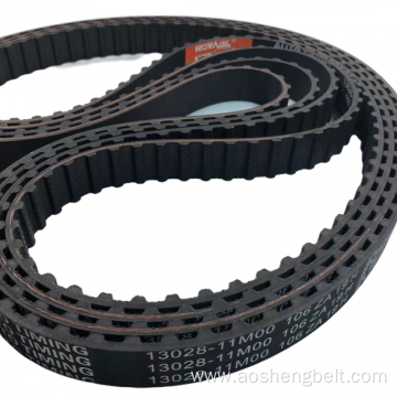 Rubber auto timing belt 116CHD25.4 CT1140 CORREAS